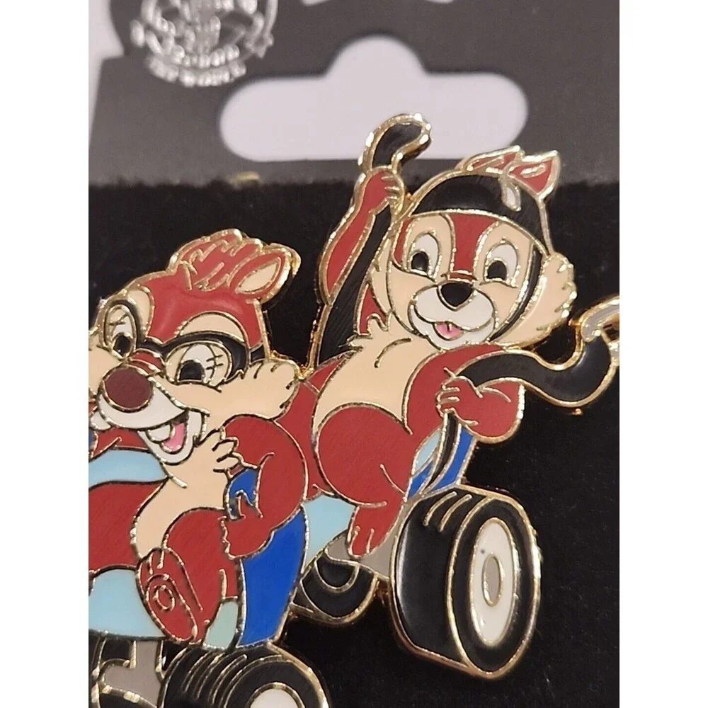 Disney pin Chip Dale Roller Skate Transportation Plane Pilots DS LE 250 69724‎
